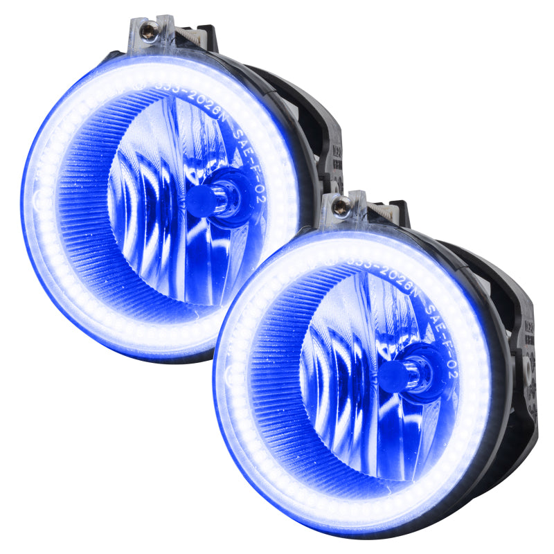 Oracle 06-10 Jeep Commander LED Fog Light Halo Kit - Blue