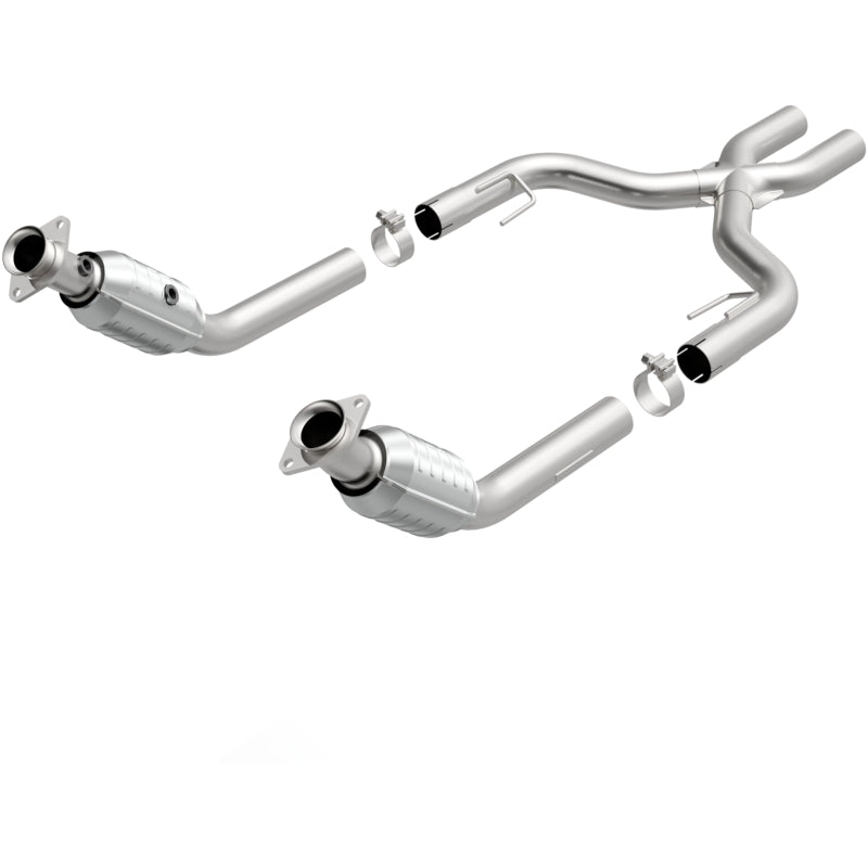 MagnaFlow Direct Fit Catalytic Converter Tru-X Assy 05 Mustang GT