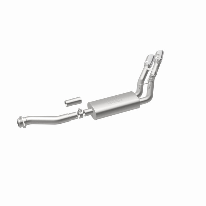 MagnaFlow 11-13 Ford F-150 Pickup Dual Same Side Before P/S Rear Tire Stainless CatBack Perf Exhaust