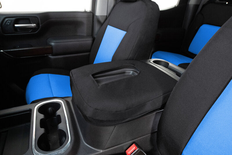 Covercraft 16-24 Nissan Titan Endura PrecisionFit Custom Front Row Seat Covers - Blue/Black
