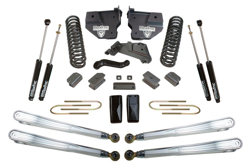 Maxtrac 23-24 Ford F-250/F-350 4WD Dually Front Passenger Side 4-Link Arms & Brackets