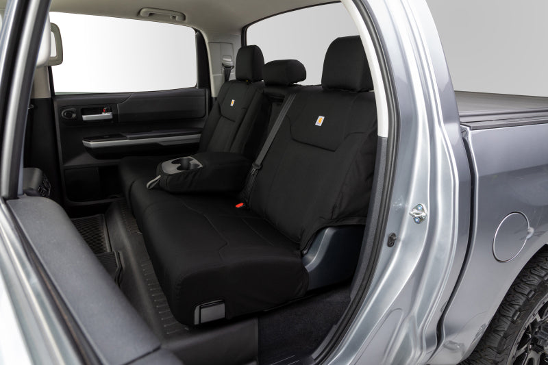 Covercraft 19-20 Ford F150 Carhartt Super Dux PrecisionFit Custom Second Row Seat Covers - Black