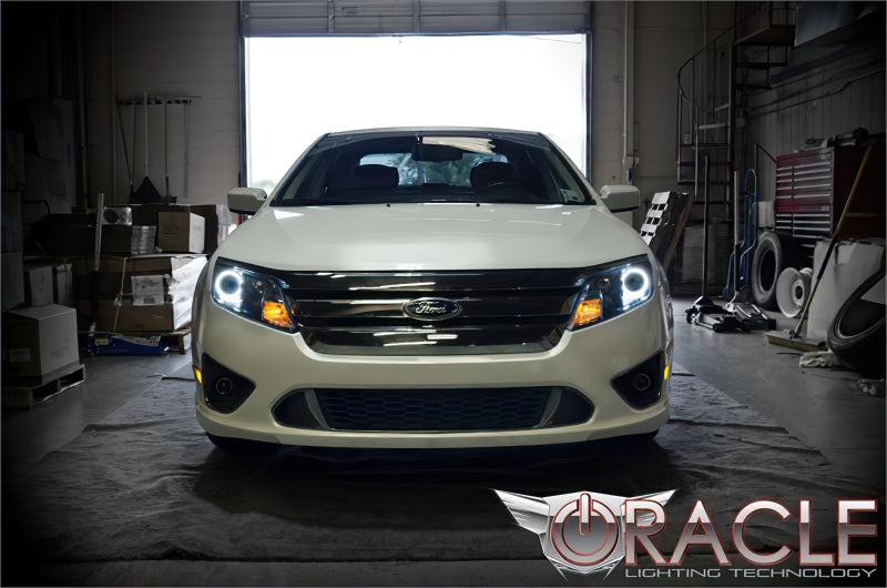 Oracle 10-11 Ford Fusion LED Headlight Halo Kit - Green