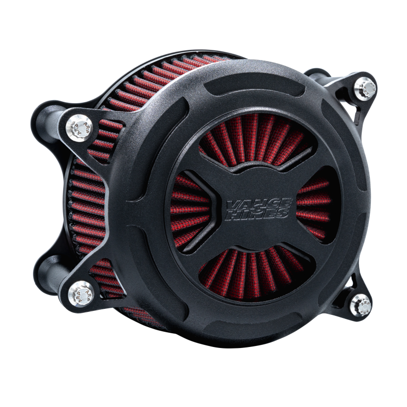 Vance & Hines 23+ HD Road/Street Glide V02 X Air Intake - Wrinkle Black