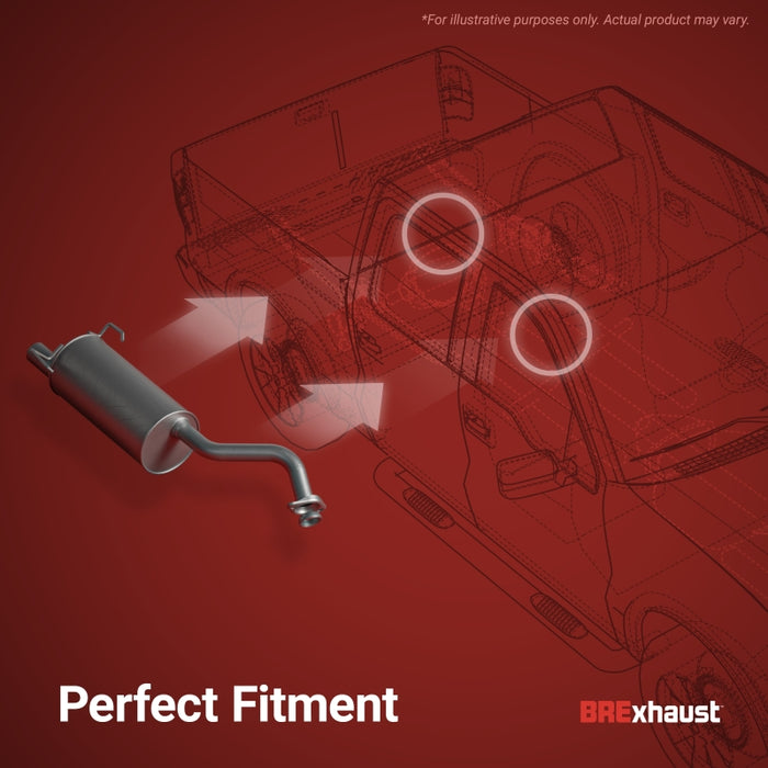 BRE Exhaust 06-11 Accent Rio 1.6L Muffler Kit