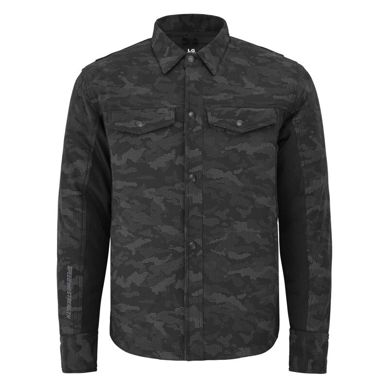 Speed and Strength True Grit Mesh Moto Shirt Reflective Camo/Black - XL