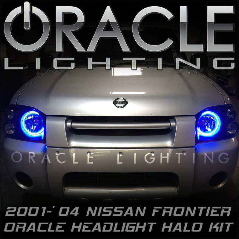 Oracle 01-04 Nissan Frontier LED Headlight Halo Kit - Red