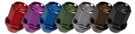 Project Kics 12X1.25 Black Leggdura Racing Lug Nuts - 16 PCS