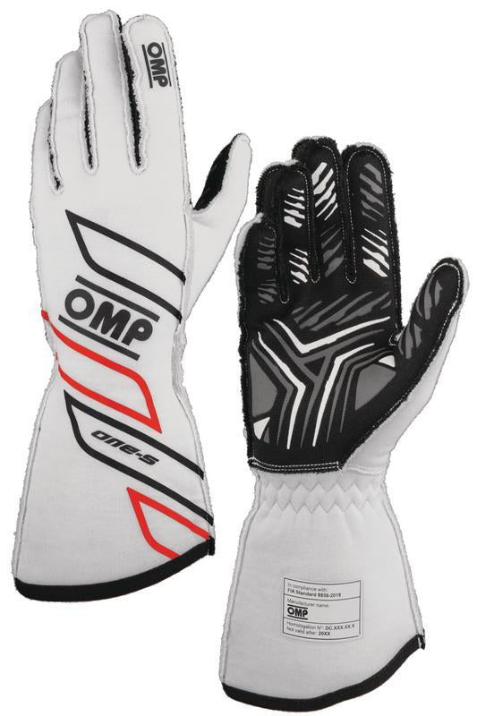 OMP ONE-S GLOVES my2025 FIA 8856-2018 BLACK SZ XXL