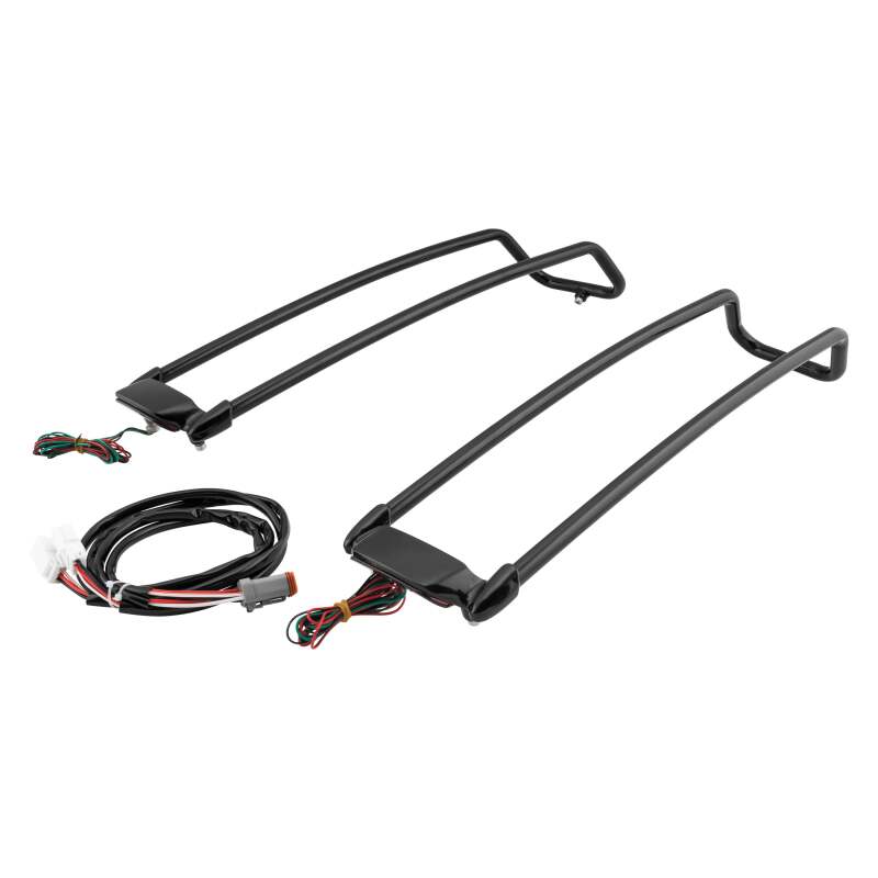 Letric Lighting Saddlebag Lid Rail Guard Black