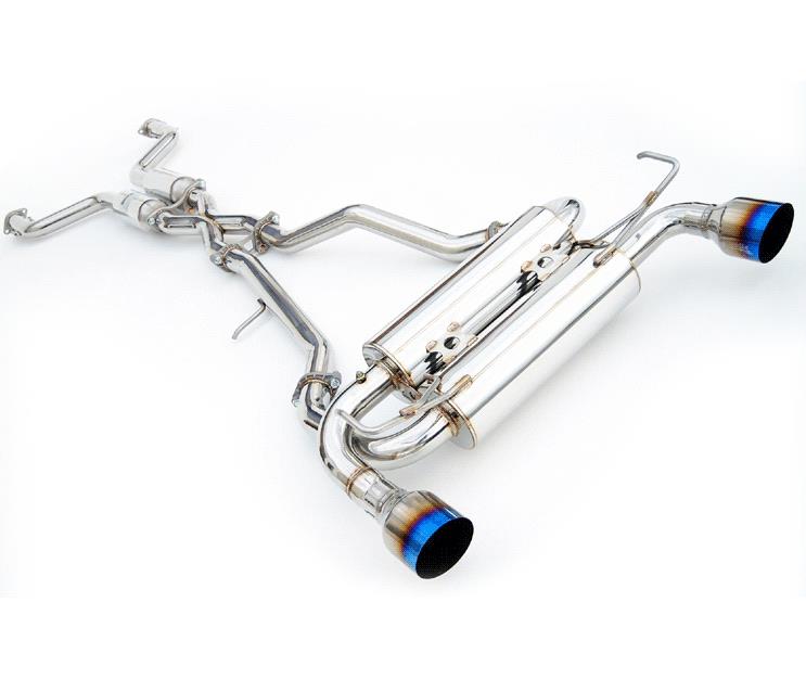 Invidia 14+ Infiniti Q50 Gemini w/ Rolled Stainless Steel Tips Cat-Back Exhaust