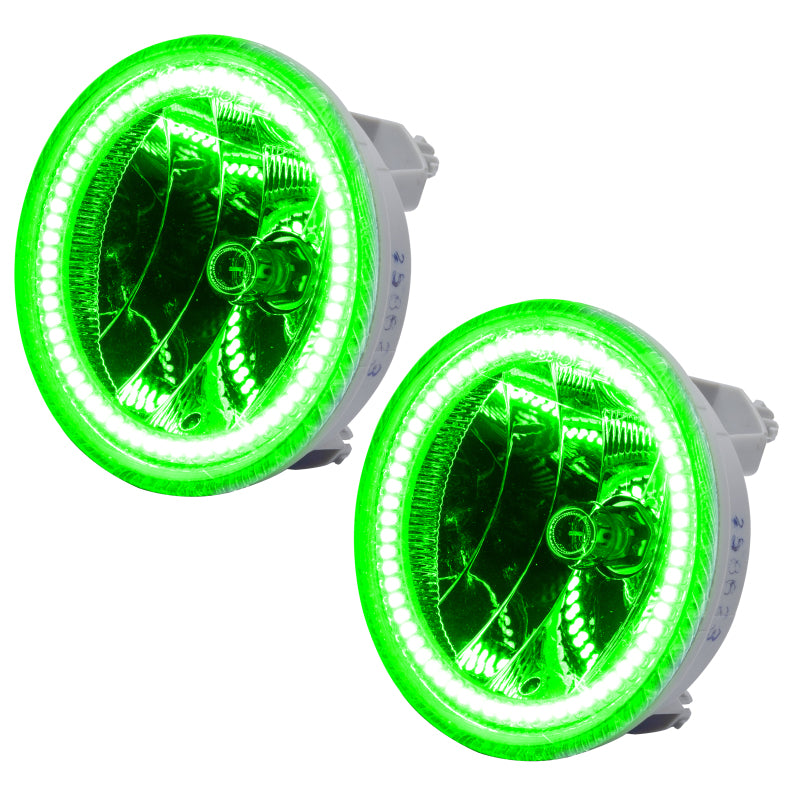Oracle 07-14 Chevrolet Avalanche LED Fog Light Halo Kit - Green