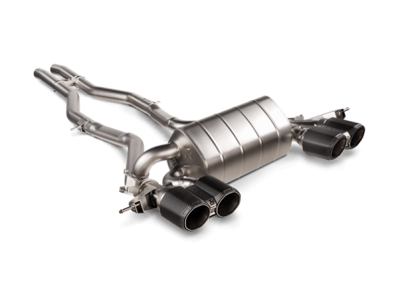 Akrapovic 14-17 BMW M3 (F80) Slip-On Line (Titanium) w/ Carbon Tips
