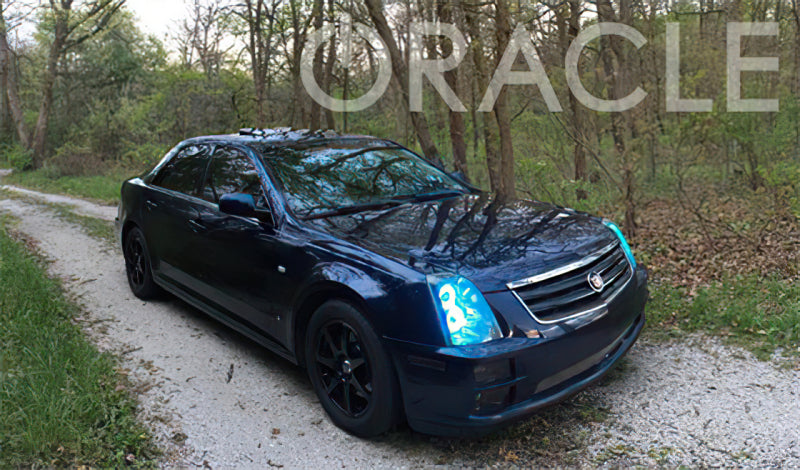Oracle 05-12 Cadillac STS LED Headlight Halo Kit - Blue