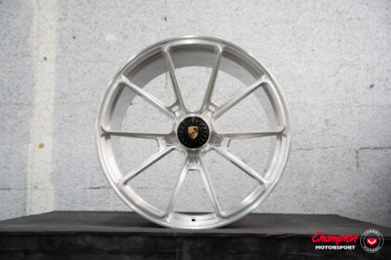 Vossen X Champion RS92 22X12 / ET66 / 5X130 / Brushed Gloss Clear Wheel / 911 Carrera 992 - Rear