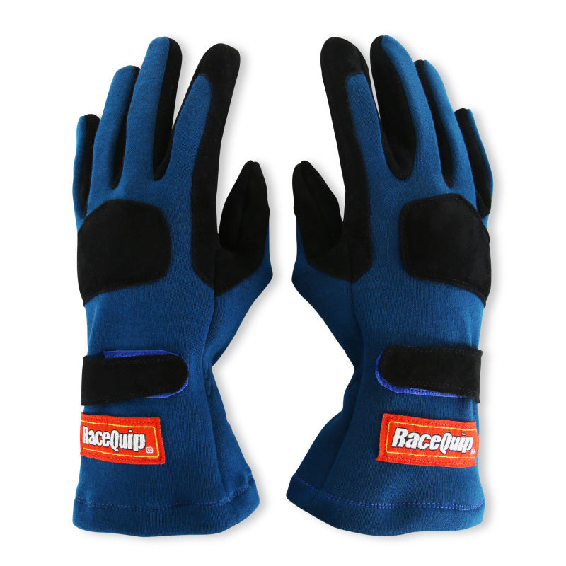 RaceQuip Blue 2-Layer SFI-5 Glove - Large