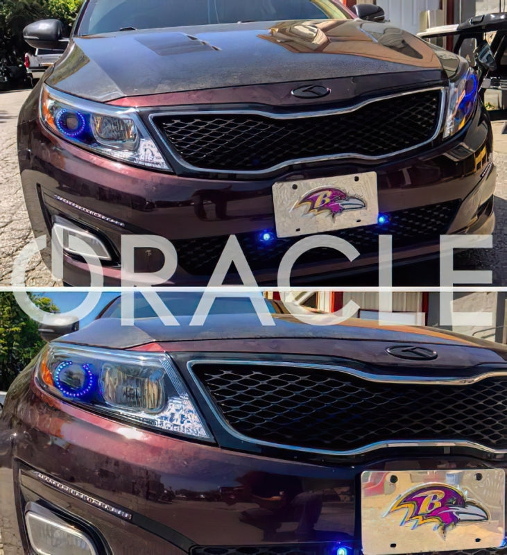 Oracle 11-15 Kia Optima LED Headlight Halo Kit - Green