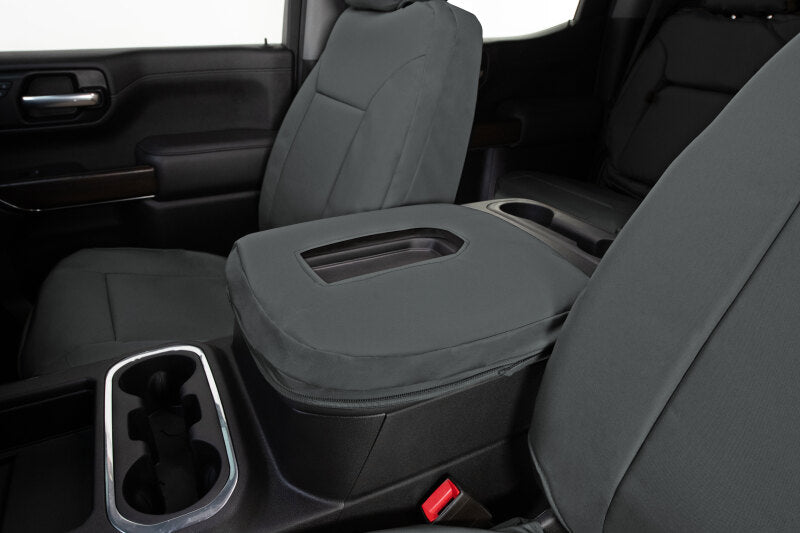 Covercraft 16-24 Chevrolet Malibu Endura PrecisionFitFront Row Seat Covers - Charcoal/Charcoal
