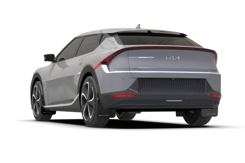Rally Armor 22-25 Kia EV6 Black UR Mud Flap Dark Grey Logo