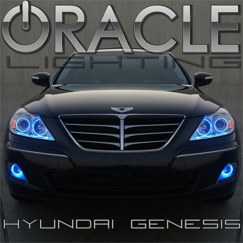 Oracle 09-10 Hyundai Genesis LED Headlight Halo Kit - Blue