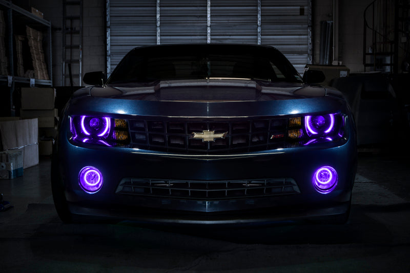 Oracle 10-13 Chevrolet Camaro LED Fog Light Halo Kit - UV/Purple