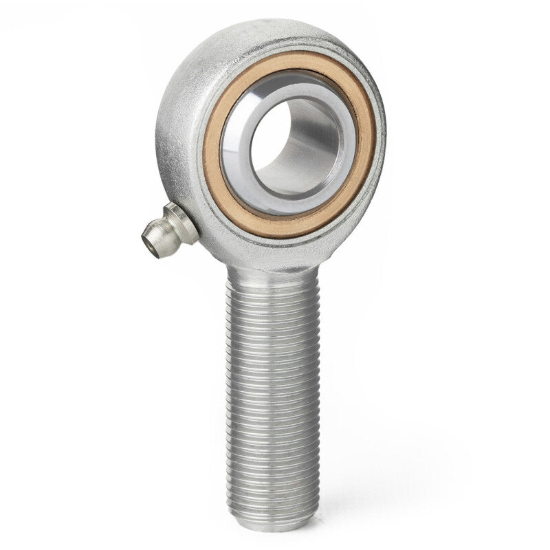 QA1 V Series 3-Pc Rod End - Male/Right Hand - .4375in Bore x 7/16-20 w/Zerk - Carbon Steel