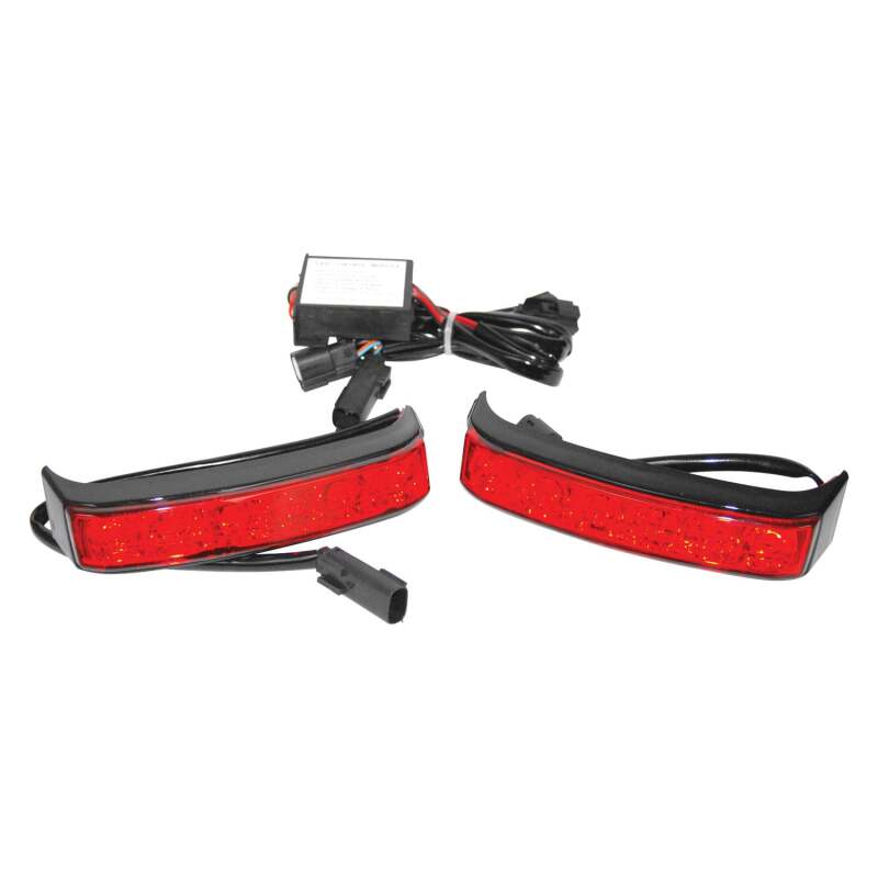 Letric Lighting Stiletto Saddlebag Lights Black