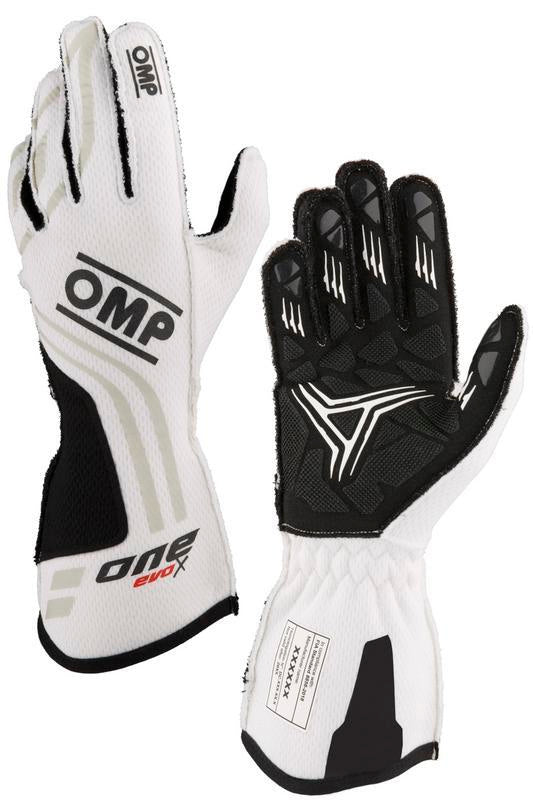 OMP ONE EVO-X MY24 GLOVES FIA 8856-2018 FLUO YELLOW SZ XS