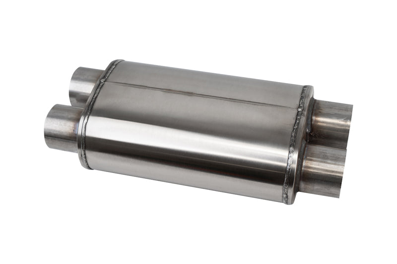 Corsa 304 Stainless Steel 2.75in Pro Series Packed Resonator (Slip Fit) (2-3DB) w/ 2 Clamps