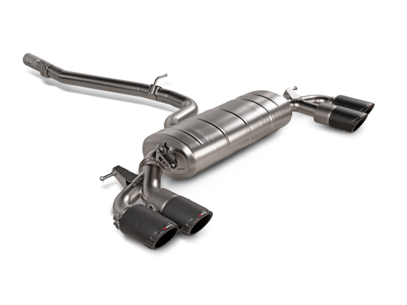 Akrapovic 2021+ Audi S3 Sportback (8Y) Evolution Line Cat Back (Titanium) w/Carbon Tips