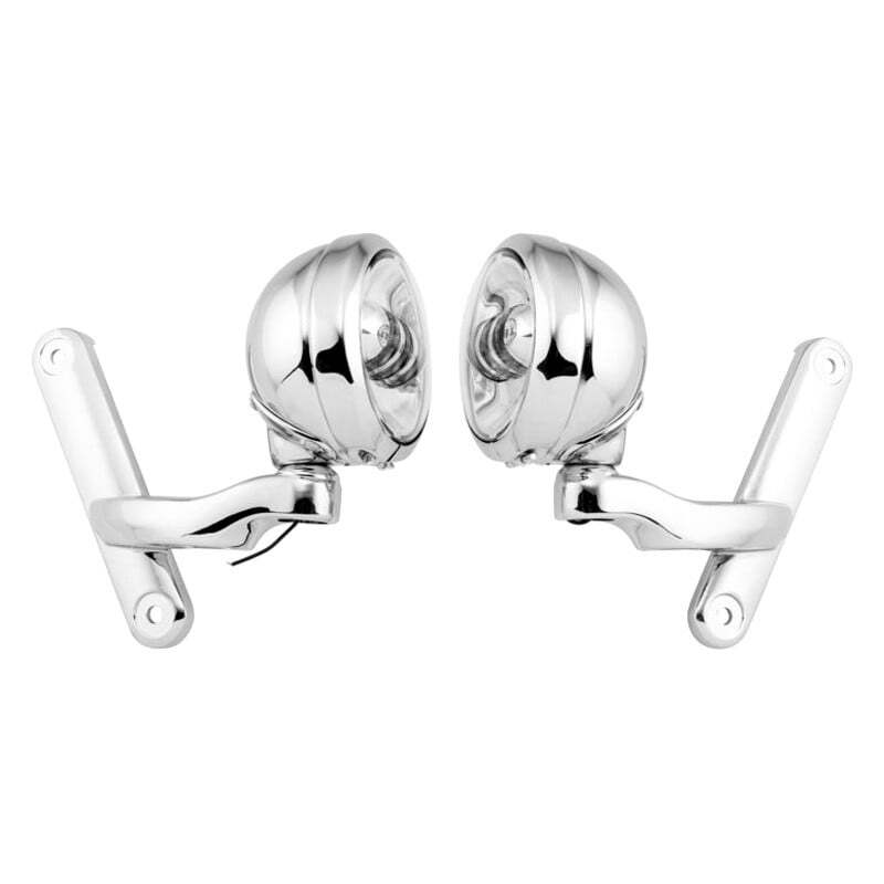 Letric Lighting 4.5in Passing Lamps Chrome/Chrome