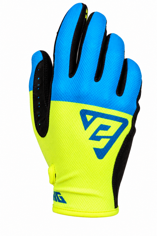 Answer  Ascent Gloves Cyan/Hyper Acid/Black - XS