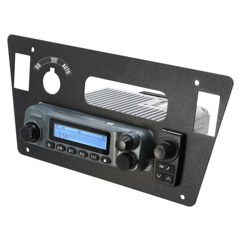 Rugged Radios 2024 Yamaha YXZ 1000R Comm Kit w/ BT 2-Way Radio STX Stereo Remote Head / G1 GMRS