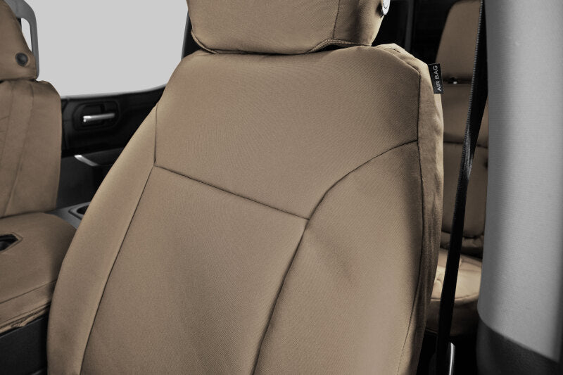 Covercraft 14-18 Chevrolet Silverado/GMC Endura PrecisionFit Custom Second Row Seat Covers - Tan/Tan