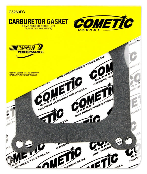 Cometic Holley 4 Barrel 4150 Style .047in Fiber Carburetor Gasket - 3.770in x 3.880in - Open Plenum