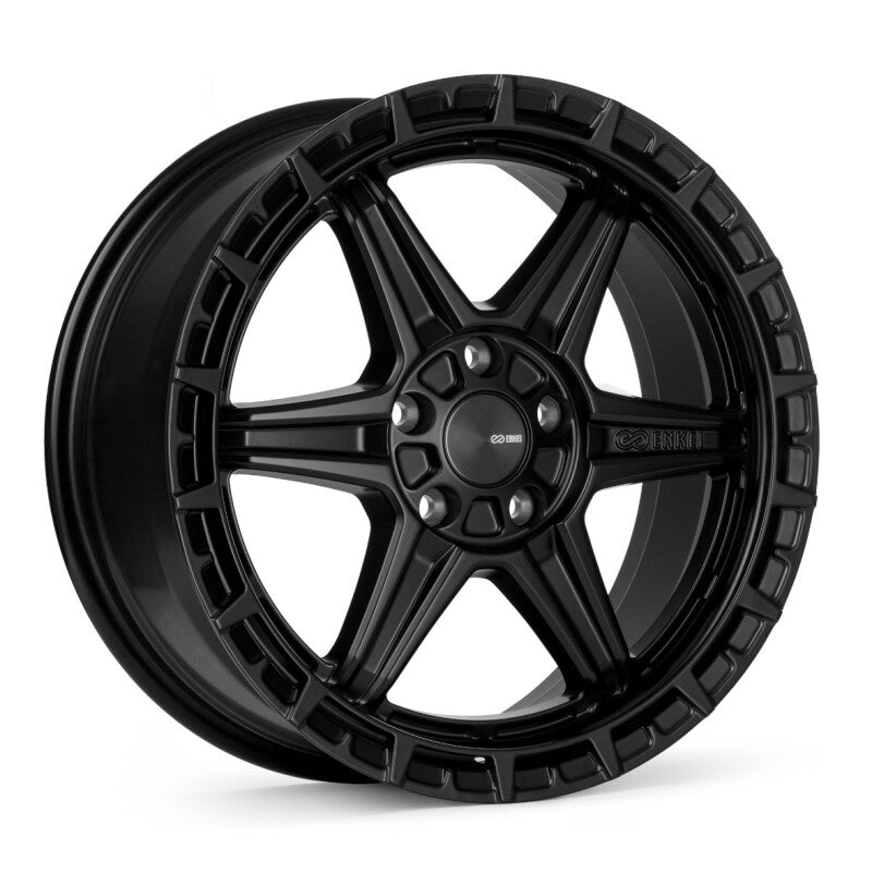 Enkei Trail-Finder OVL 17x7.5 / 5x100 BP / ET35 / 72.6mm Bore - Matte Black Wheel
