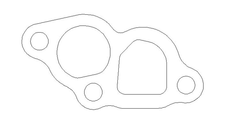 Cometic Chrysler B/RB .032in AFM Water Pump Gasket Set