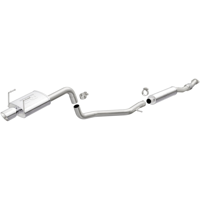 MagnaFlow 12 Fiat 500 L4 1.4L Single Straight D/S Rear Exit SS Catback Perf Exhaust