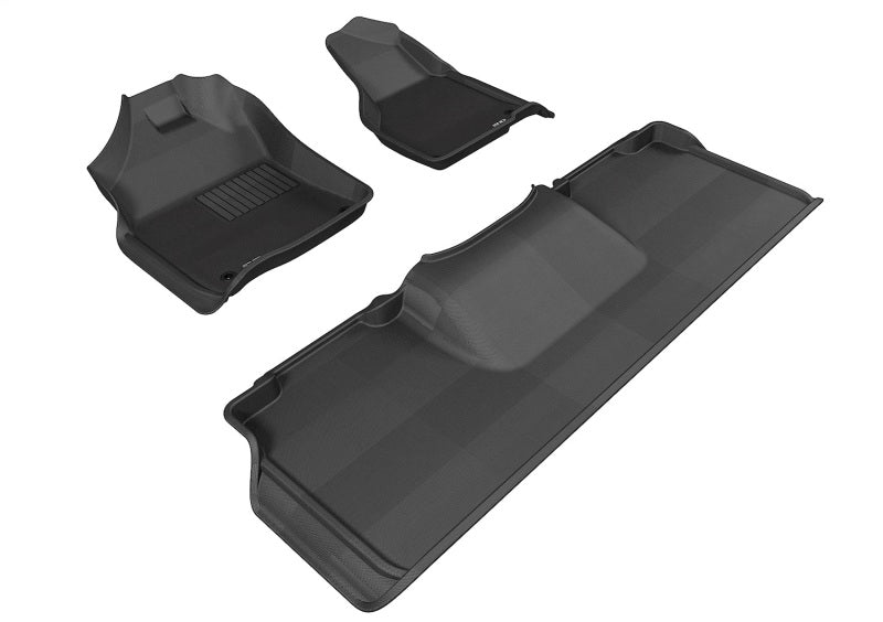 3D MAXpider 12-18 Dodge Ram 2500 / 3500 MEGA Cab Kagu Black Full Set (2 EYELETS)