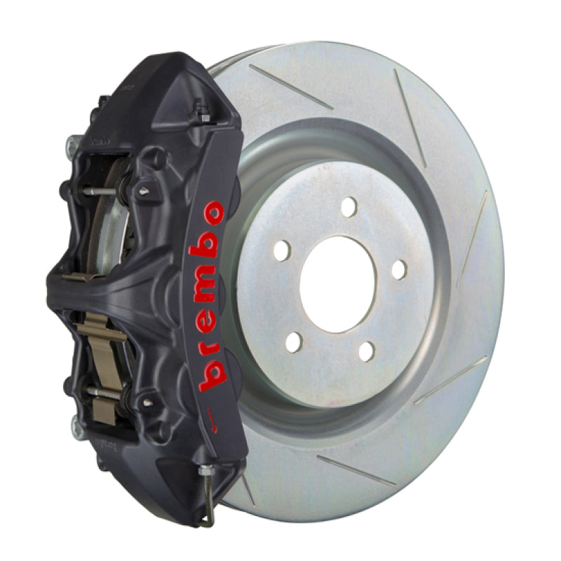 Brembo 95-98 993 C2/C4/C4S/Turbo Front GTR BBK 6 Pist Billet 355x32 2pc Rotor Slotted TY3L- Nickel