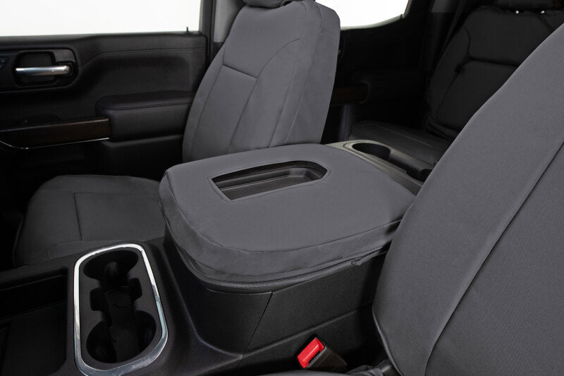 Covercraft 14-18 Chevrolet Silverado Endura PrecisionFitFront Row Seat Covers - Silver/Silver