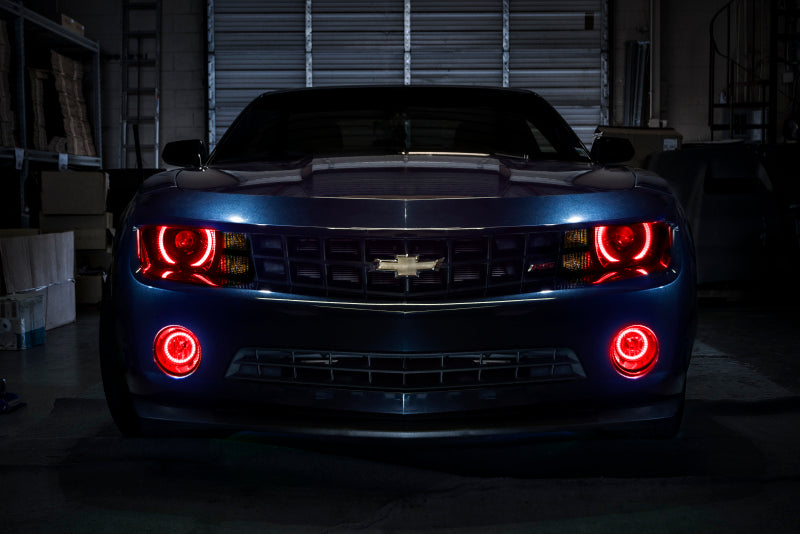 Oracle 10-13 Chevrolet Camaro LED Fog Light Halo Kit - Red