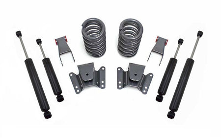 MaxTrac 14-16 GM C/K1500 2WD/4WD Single Cab w/Cast Steel Susp. 2-4in Lowering Kit