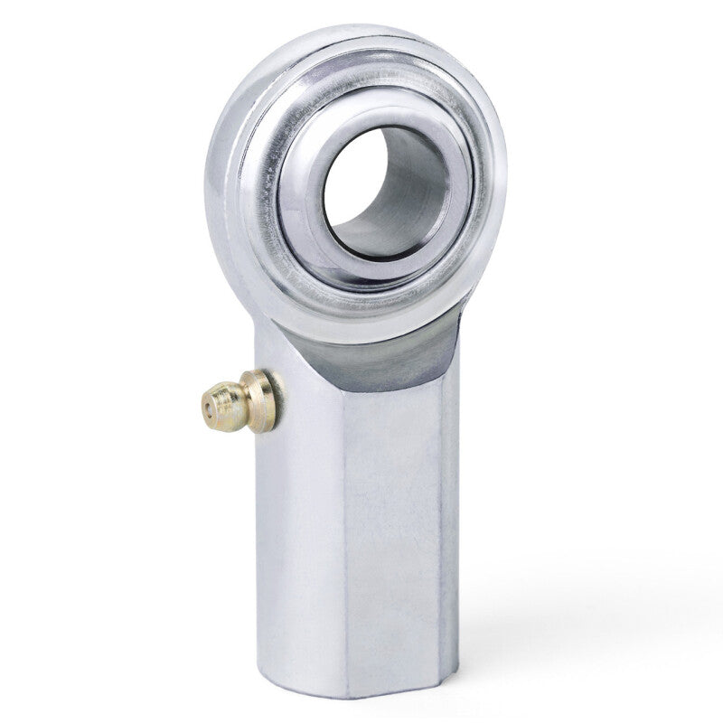 QA1 C Series 2-Pc Rod End - Female/Right Hand - .75in Bore x 3/4-16 w/Zerk - Carbon Steel