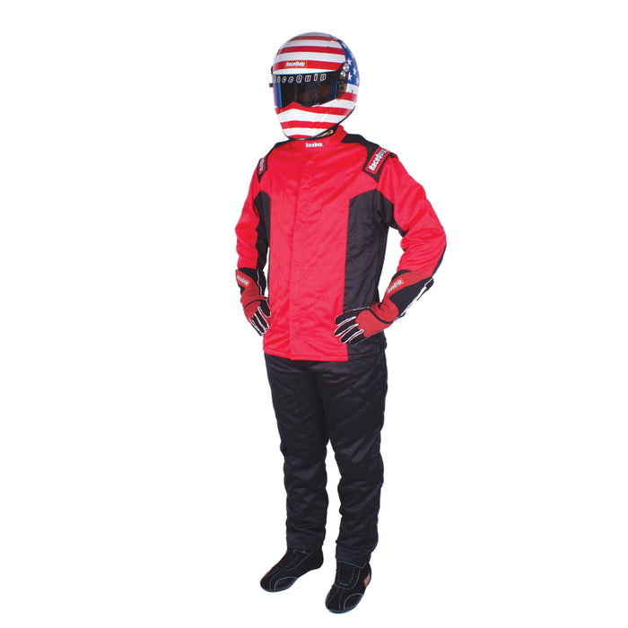 RaceQuip Red Chevron-5 Jacket SFI-5 - Large