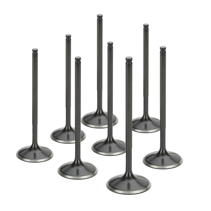 Supertech BMW S14 37x6.96x123mm Flat Black Nitrided Intake Valve - Set of 8