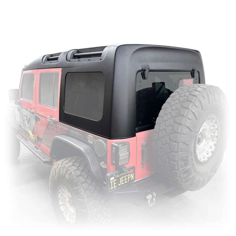Turn Offroad 2007-2018 Jeep JK 4 Door Safari Style Hardtop w/Overhead Handles