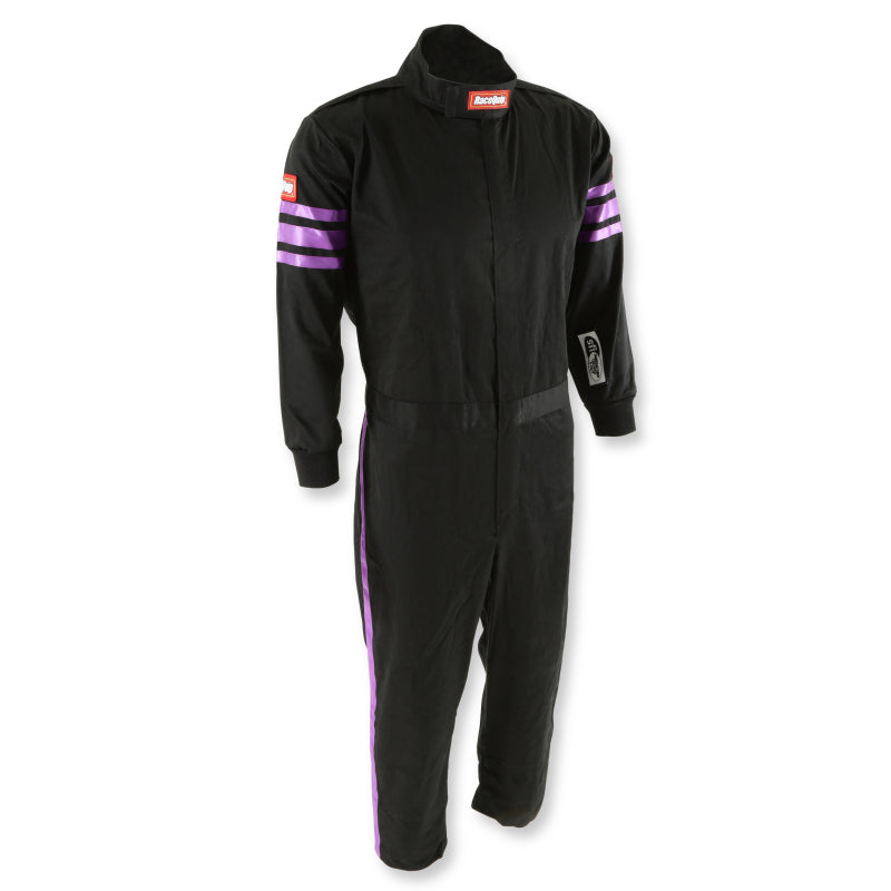 RaceQuip Purple Trim SFI-1 JR. Suit - Kids XXS