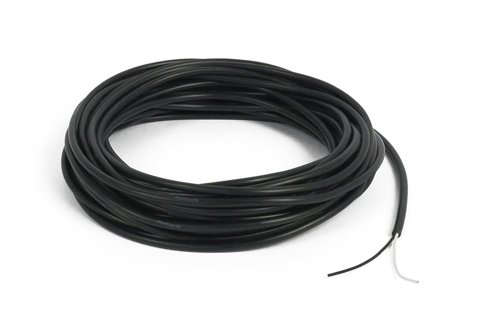 Haltech Cable - Multicore - 2 x 22AWG (Black/White) - 10M (32') Length: 10M / 32ft