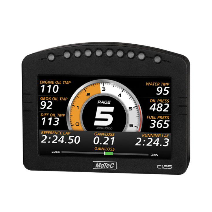 MoTec C125 5" Color Display